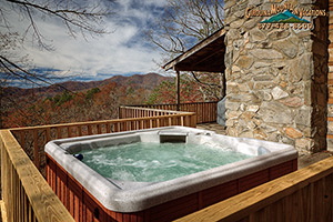 Horton House log cabin in Bryson City nc