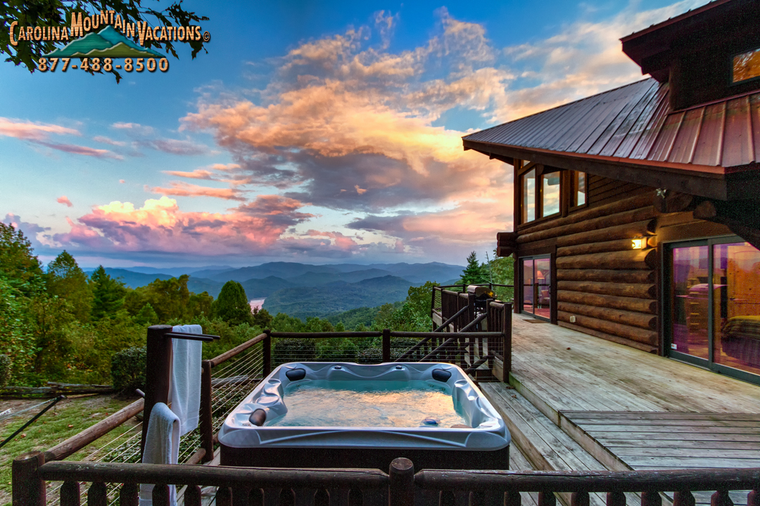 Time Flies log cabin