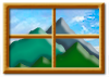Scenic Mountain Range View